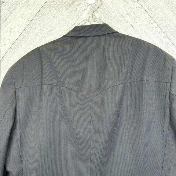 Vintage Dallas Pantofino Blazer Jacket Mens Size 42R Western Sport Coat Gray - Picture 4 of 10